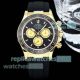 FH Factory Swiss Clone Rolex Daytona 4131 Gain Weight Yellow Gold 40mm Rubber Strap Watch (8)_th.jpg